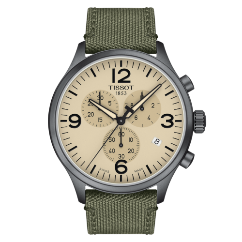 Tissot Chrono XL Grey PVD / Beige